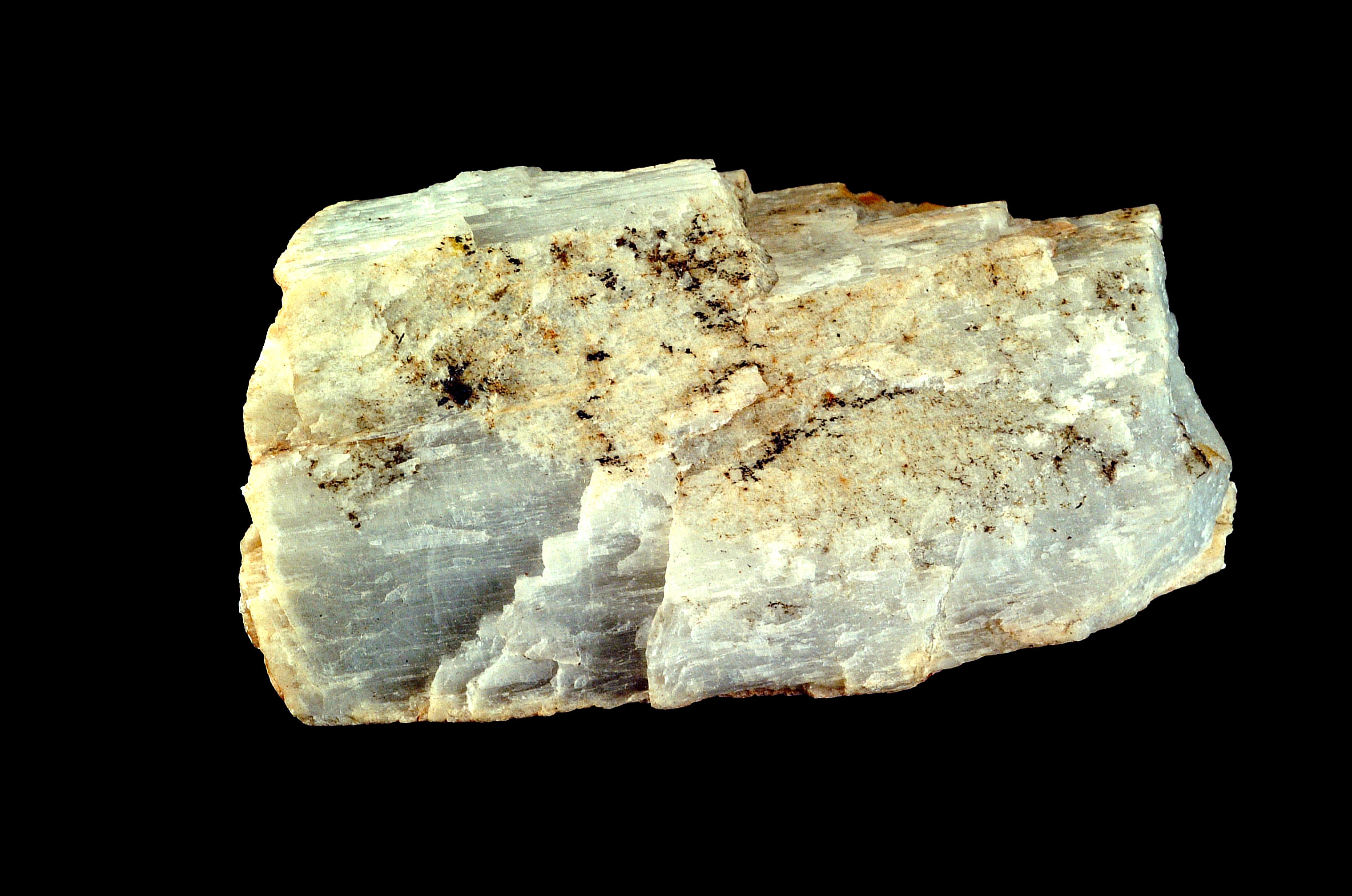Lithium-bearing mineral, illustrative of the feedstock category